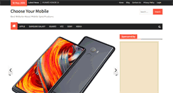 Desktop Screenshot of chooseyourmobile.com