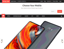 Tablet Screenshot of chooseyourmobile.com